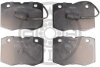 Комплект гальмівних накладок, дискове гальмо Optimal BP-09850 (фото 1)
