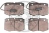 Комплект гальмівних накладок, дискове гальмо Optimal BP-09850 (фото 2)