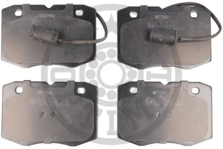 Комплект гальмівних накладок, дискове гальмо Optimal BP-09850