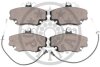 Комплект гальмівних накладок, дискове гальмо Optimal BP-09870 (фото 2)