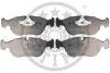 Комплект гальмівних накладок, дискове гальмо Optimal BP-09877 (фото 1)