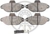 Комплект гальмівних накладок, дискове гальмо Optimal BP-09898 (фото 2)