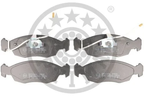 Комплект гальмівних накладок, дискове гальмо Optimal BP-09900