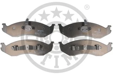 Комплект гальмівних накладок, дискове гальмо Optimal BP09914