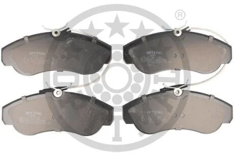 Комплект гальмівних накладок, дискове гальмо Optimal BP-09944