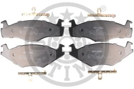 Комплект гальмівних накладок, дискове гальмо Optimal BP-09968