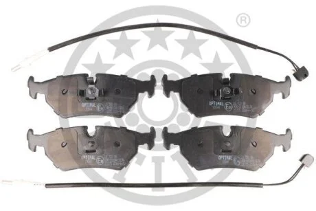 Комплект гальмівних накладок, дискове гальмо Optimal BP-10044