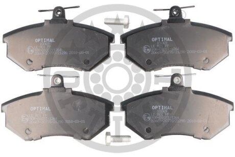 Комплект гальмівних накладок, дискове гальмо Optimal BP-10069