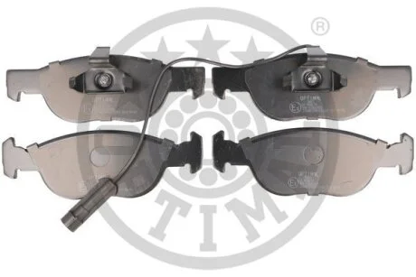 Комплект гальмівних накладок, дискове гальмо Optimal BP-10072