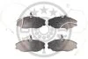 Комплект гальмівних накладок, дискове гальмо Optimal BP-10091 (фото 1)
