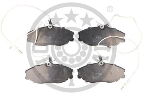 Комплект гальмівних накладок, дискове гальмо Optimal BP-10091