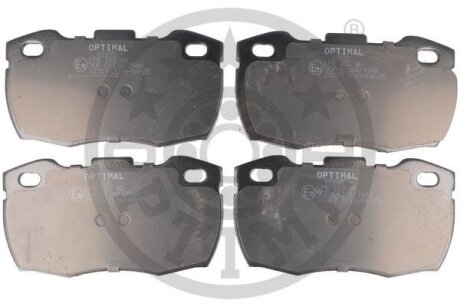 Комплект гальмівних накладок, дискове гальмо Optimal BP-10105