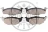 Комплект гальмівних накладок, дискове гальмо Optimal BP-10106 (фото 2)