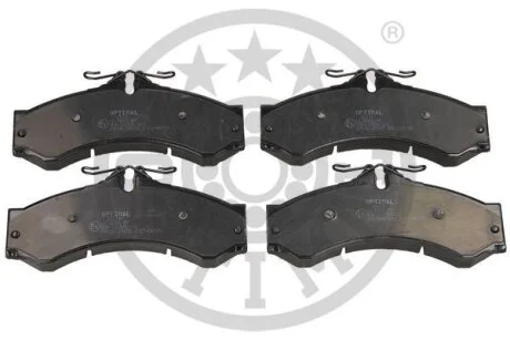 Комплект гальмівних накладок, дискове гальмо Optimal BP-10119