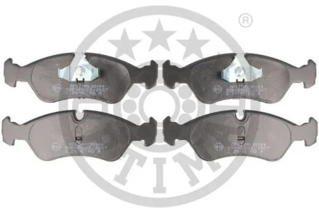 Комплект гальмівних накладок, дискове гальмо Optimal BP-10149