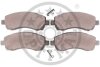 Комплект гальмівних накладок, дискове гальмо Optimal BP-10200 (фото 2)
