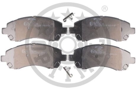 Комплект гальмівних накладок, дискове гальмо Optimal BP-10200