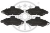 Комплект гальмівних накладок, дискове гальмо Optimal BP-10207 (фото 1)
