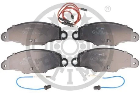 Комплект гальмівних накладок, дискове гальмо Optimal BP-10224