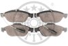 Комплект гальмівних накладок, дискове гальмо Optimal BP-10227 (фото 2)