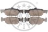 Комплект гальмівних накладок, дискове гальмо Optimal BP-10274 (фото 2)