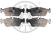 Комплект гальмівних накладок, дискове гальмо Optimal BP-10283 (фото 1)