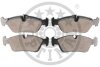 Комплект гальмівних накладок, дискове гальмо Optimal BP-10283 (фото 2)