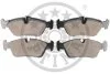Комплект гальмівних накладок, дискове гальмо Optimal BP-10283 (фото 2)