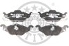 Комплект гальмівних накладок, дискове гальмо Optimal BP-10289 (фото 1)