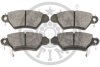 Комплект гальмівних накладок, дискове гальмо Optimal BP-10290 (фото 2)