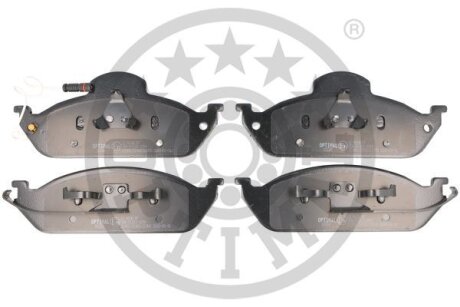 Комплект гальмівних накладок, дискове гальмо Optimal BP-10314