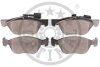 Комплект гальмівних накладок, дискове гальмо Optimal BP-10318 (фото 2)
