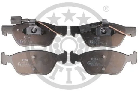 Комплект гальмівних накладок, дискове гальмо Optimal BP-10318