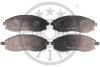 Комплект гальмівних накладок, дискове гальмо Optimal BP-10327 (фото 1)