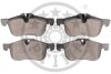 Комплект гальмівних накладок, дискове гальмо Optimal BP-10361 (фото 2)