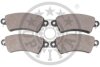 Комплект гальмівних накладок, дискове гальмо Optimal BP-10388 (фото 2)