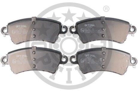 Комплект гальмівних накладок, дискове гальмо Optimal BP-10388