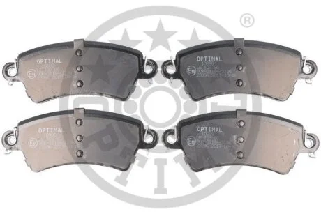 Комплект гальмівних накладок, дискове гальмо Optimal BP-10388
