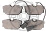 Комплект гальмівних накладок, дискове гальмо Optimal BP-10486 (фото 2)
