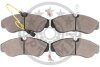 Комплект гальмівних накладок, дискове гальмо Optimal BP-10489 (фото 2)