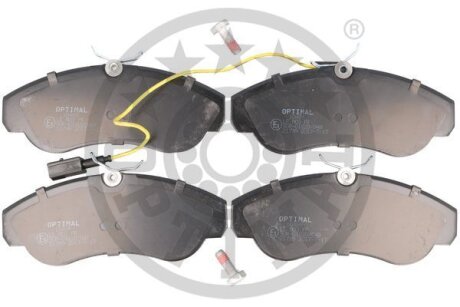 Комплект гальмівних накладок, дискове гальмо Optimal BP-10489