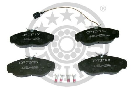 Комплект гальмівних накладок, дискове гальмо Optimal BP-10490