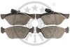 Комплект гальмівних накладок, дискове гальмо Optimal BP-10535 (фото 2)
