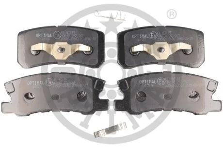 Комплект гальмівних накладок, дискове гальмо Optimal BP-10537