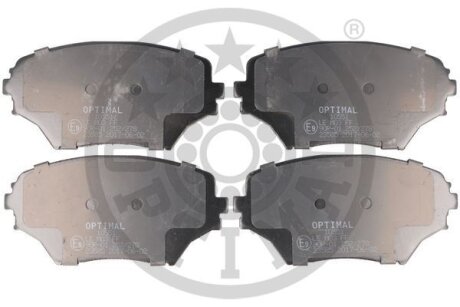 Комплект гальмівних накладок, дискове гальмо Optimal BP-10551