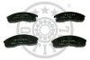 Комплект гальмівних накладок, дискове гальмо Optimal BP-12024 (фото 1)