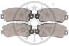 Комплект гальмівних накладок, дискове гальмо Optimal BP-12043 (фото 2)