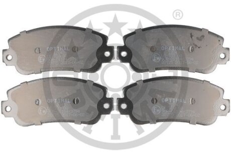 Комплект гальмівних накладок, дискове гальмо Optimal BP-12043