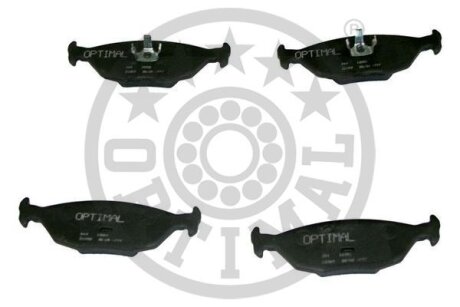 Комплект гальмівних накладок, дискове гальмо Optimal BP-12051