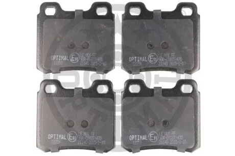 Комплект гальмівних накладок, дискове гальмо Optimal BP-12059